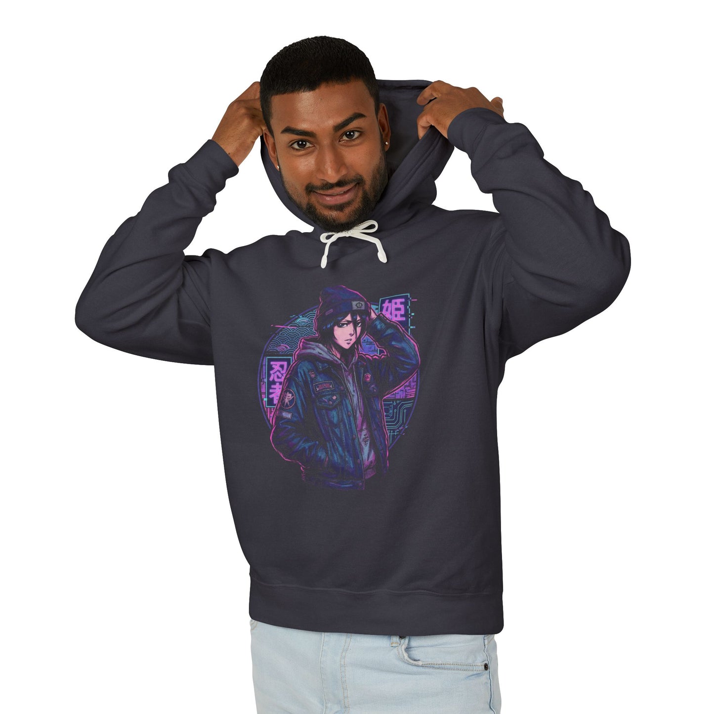 Rukia Kuchiki Black Hair Soul Reaper Print Unisex Premium Hoodie