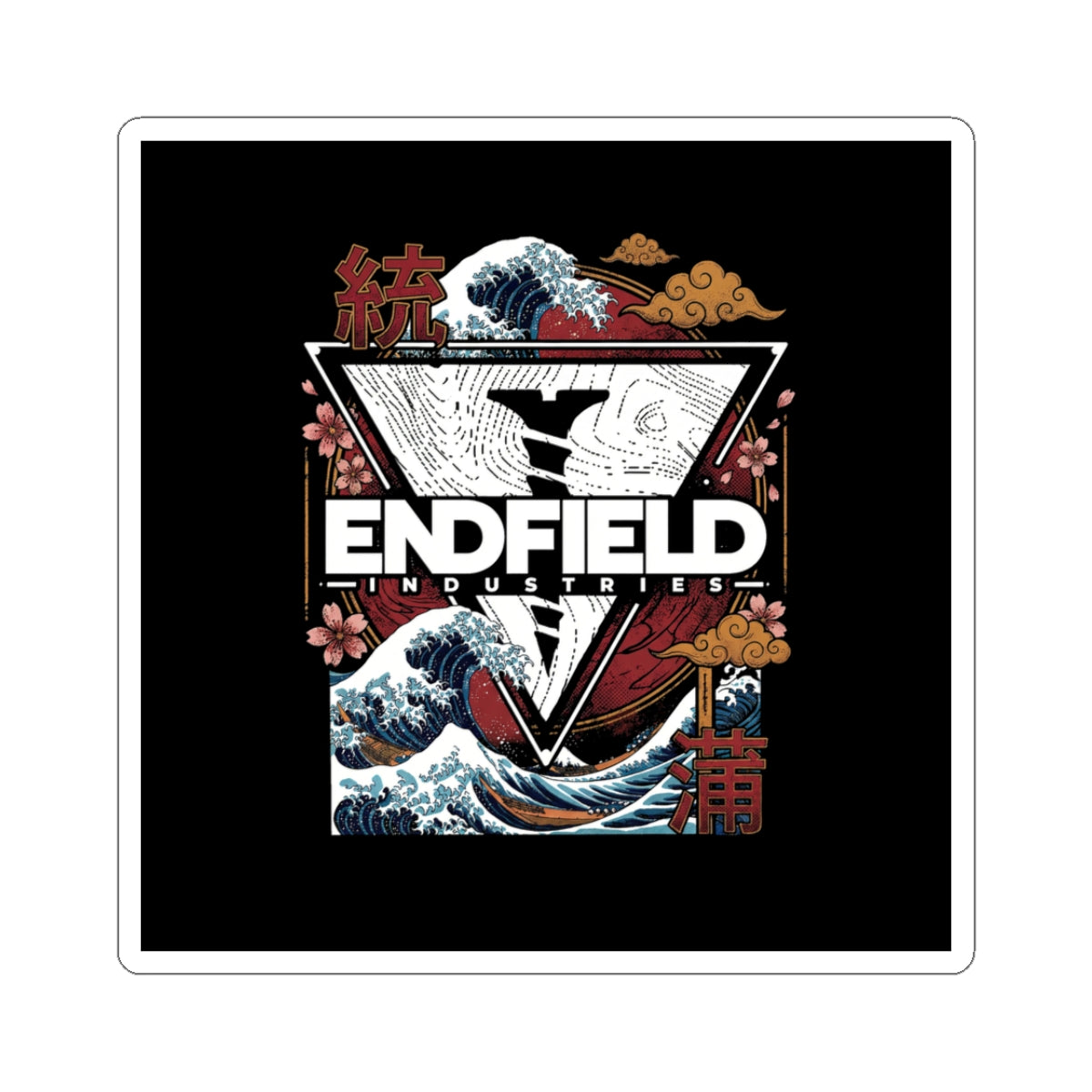 Arknights Endfield Industries Great Wave Crest Sticker