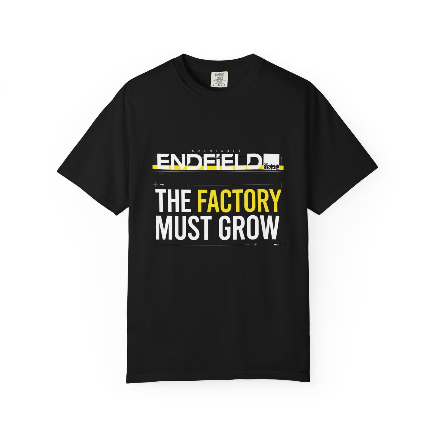 Arknights Endfield Factory Must Grow Meme Retro Factory Automation Pixel Resource Run Premium T-Shirt