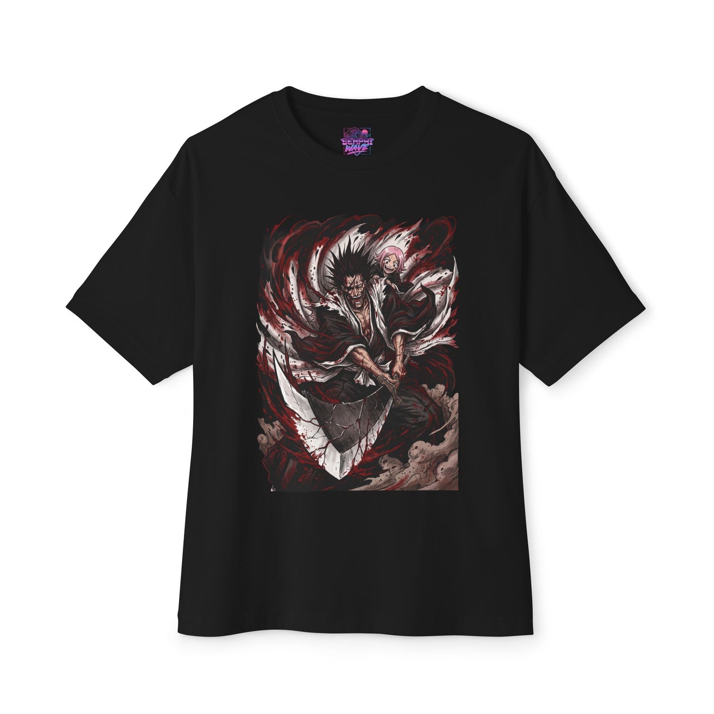 Bleach Kenpachi Zaraki 11th Division Beast Design Premium Oversized Unisex T-Shirt