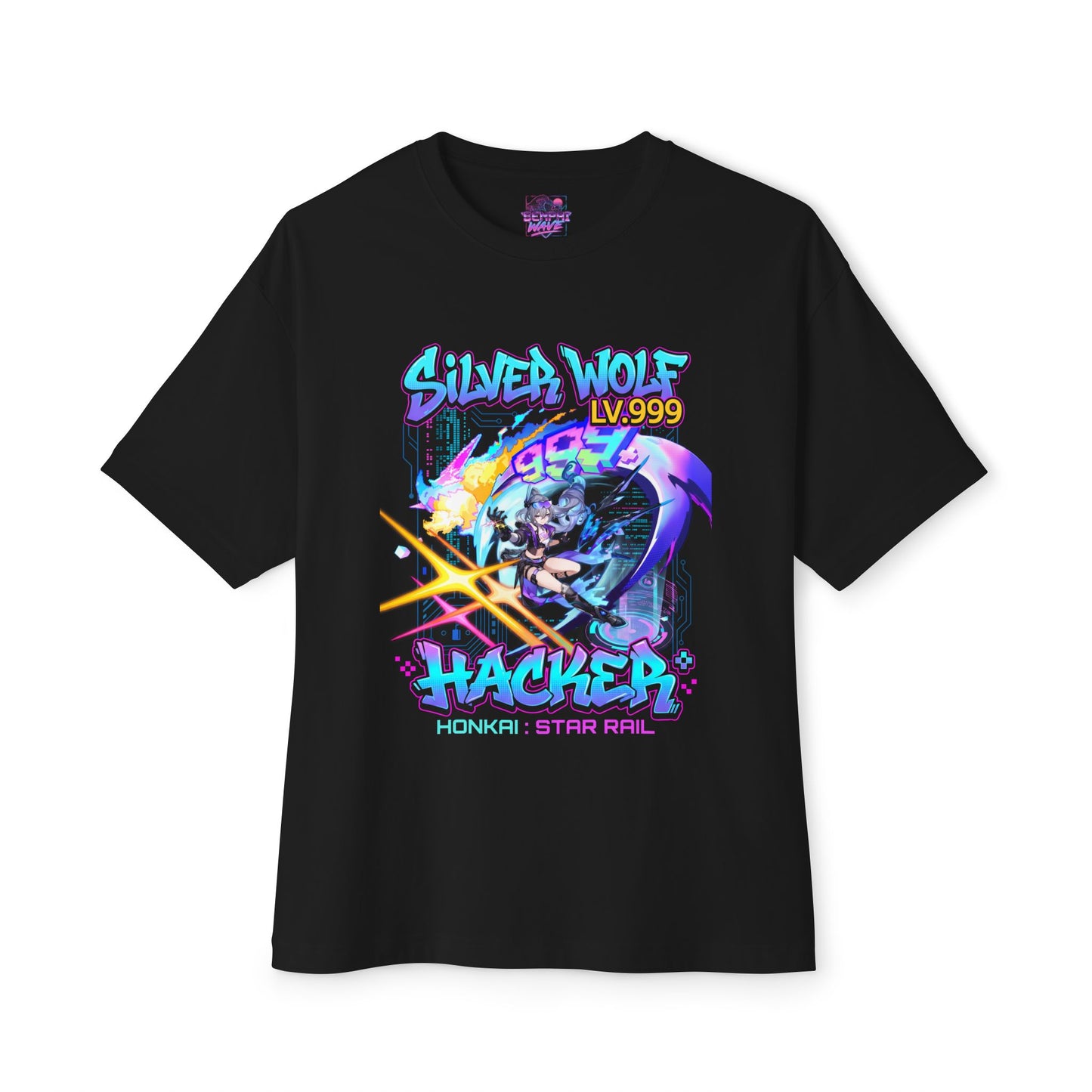 HSR Silver Wolf: Ultimate Bug Exploit Premium Oversized Unisex T-Shirt