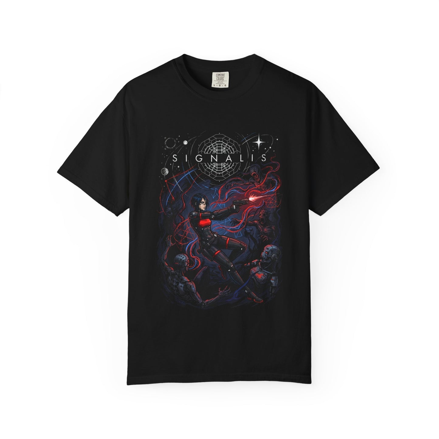 Signalis Game Elster Ariane Lost Dreams Dystopian Aesthetic Art Premium T-Shirt