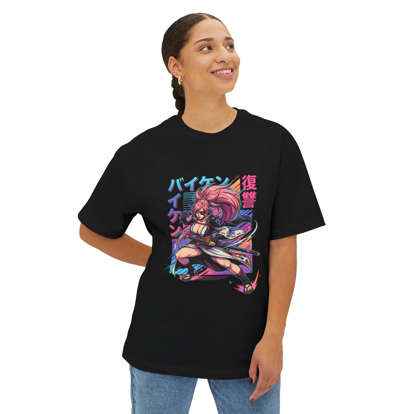 Baiken Guilty Gear: Revenge on That Man Icon Premium Oversized Unisex T-Shirt