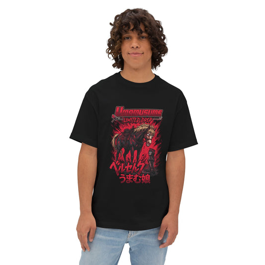 Special Week as Guts – Uma Musume Berserk Parody Premium Oversized Unisex T-Shirt