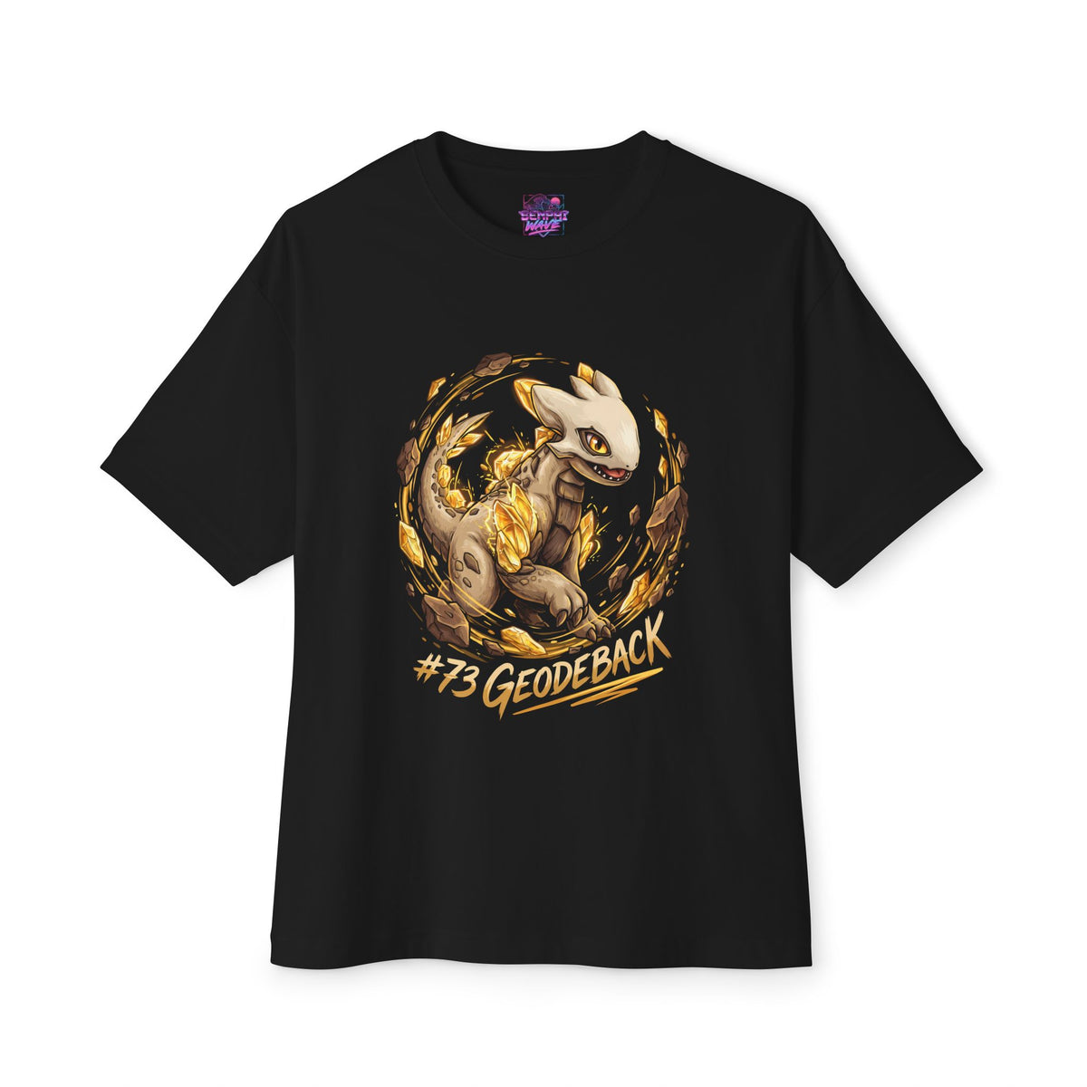 Geodeback Aniimo Elemental Burst Creature Art - Oversized Premium Tee