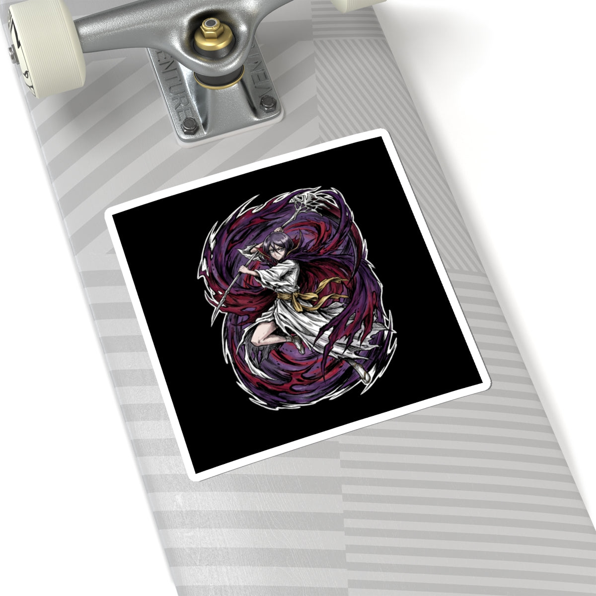 Rukia Kuchiki Bleach Lieutenant Fan Art Portrait Sticker