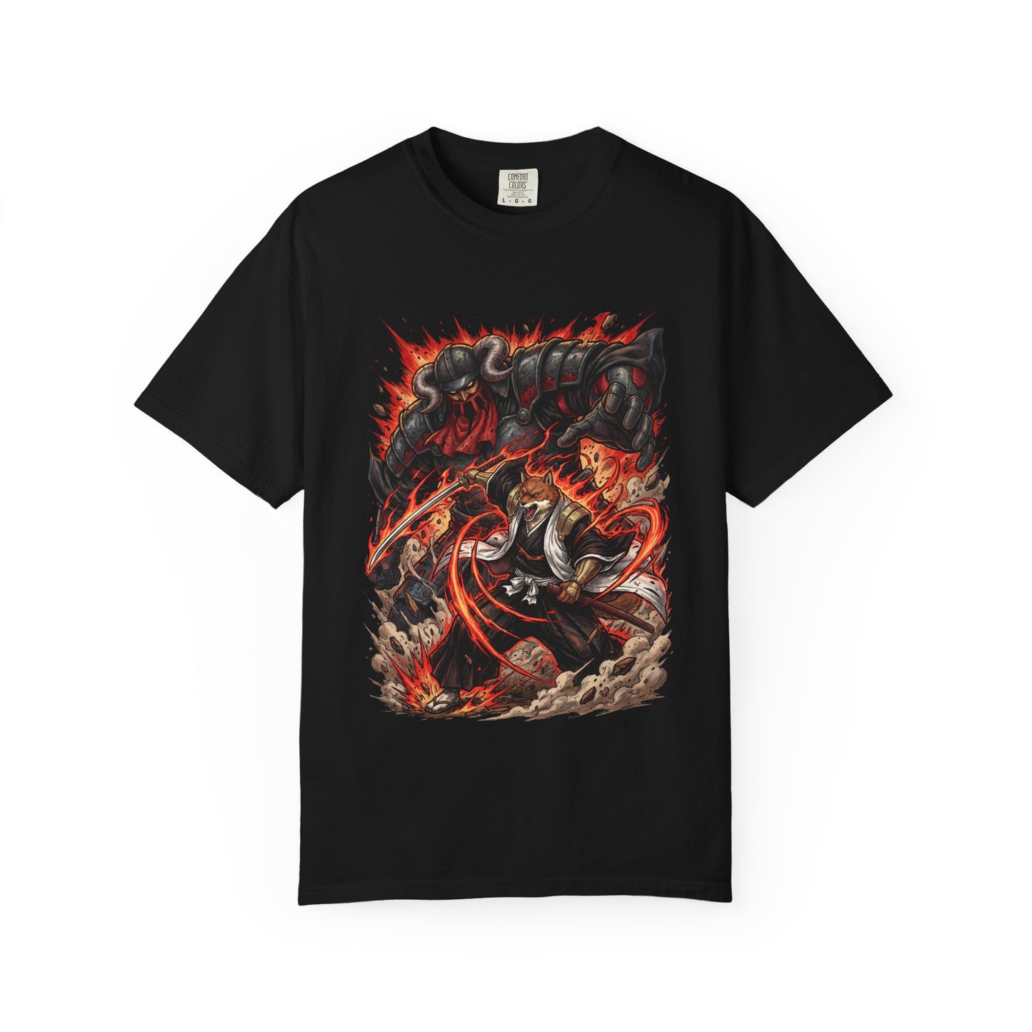 Sajin Komamura Bleach Golden Eyes Towering Shinigami Premium T-Shirt