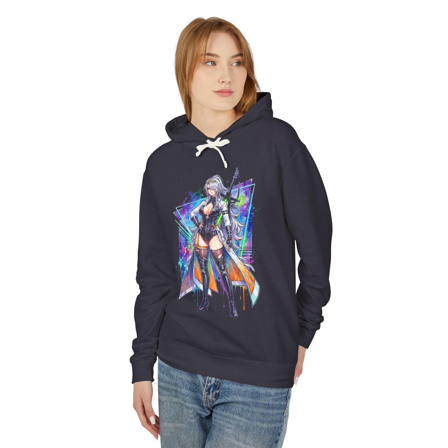 Nine Wanderer Faction Big Sword Warrior CZN Epic Pose Art Unisex Premium Hoodie