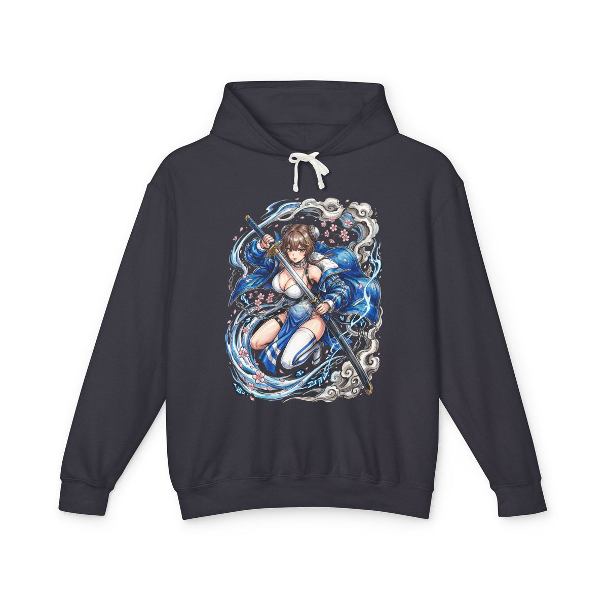 Chaos Zero Nightmare Yuki Cherry Blossom Water Swirl Fan Art Hoodie