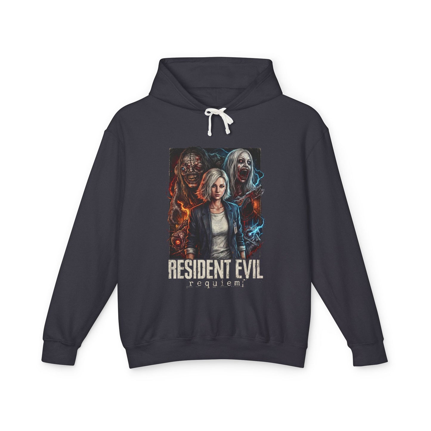 Grace Ashcroft Resident Evil Requiem Alyssa Mom Daughter Fan Art Unisex Premium Hoodie