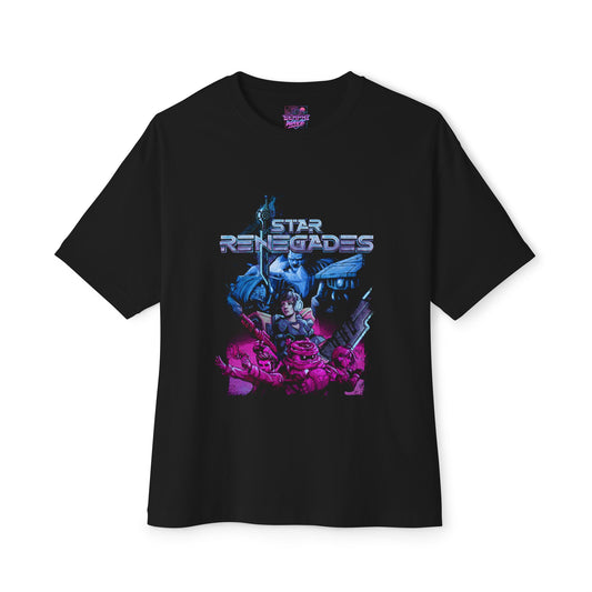 Star Renegades Rebel Squad Blue Neon Oversized T-Shirt