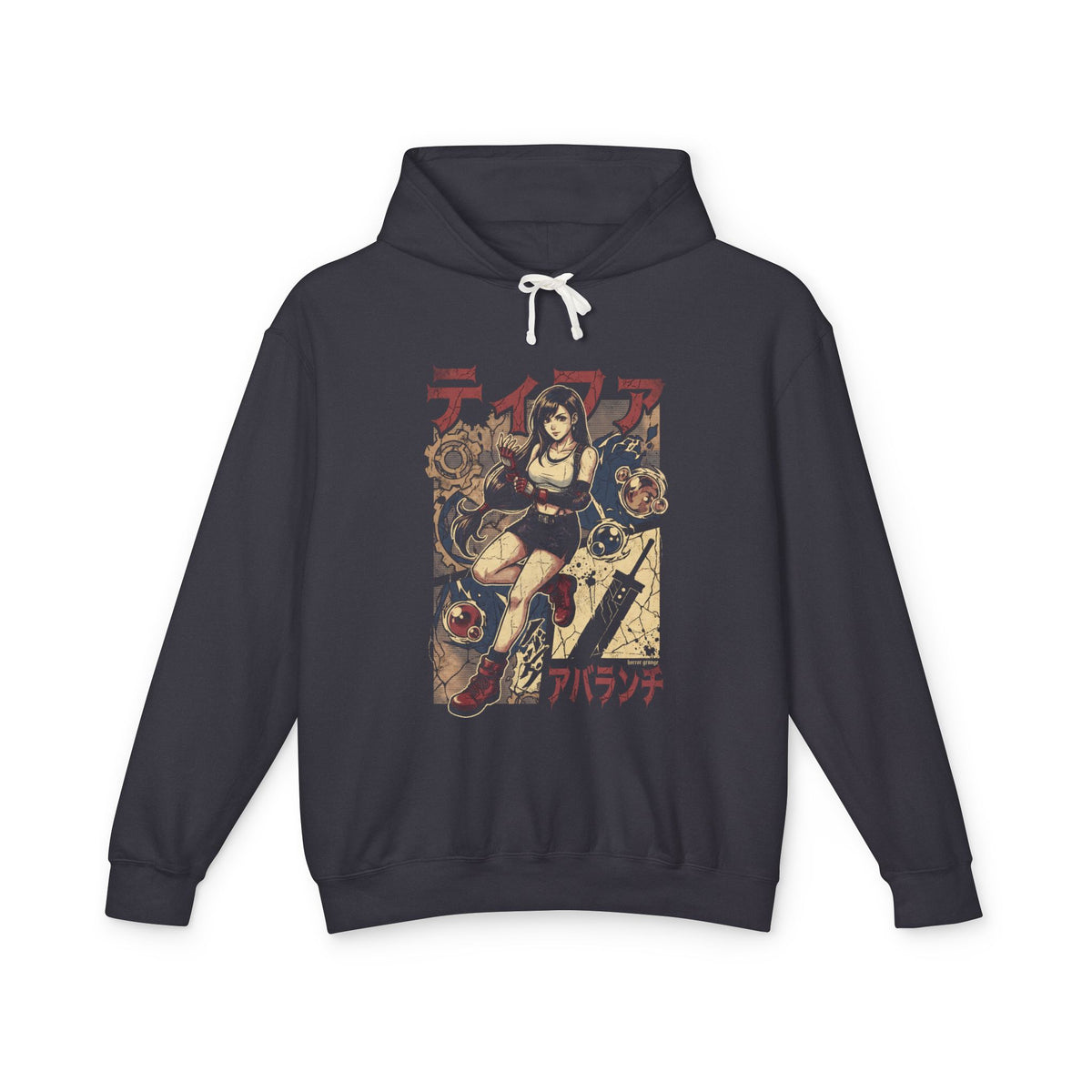 Final Fantasy Tifa Fighting Gloves Red Vambrace Art Unisex Premium Hoodie