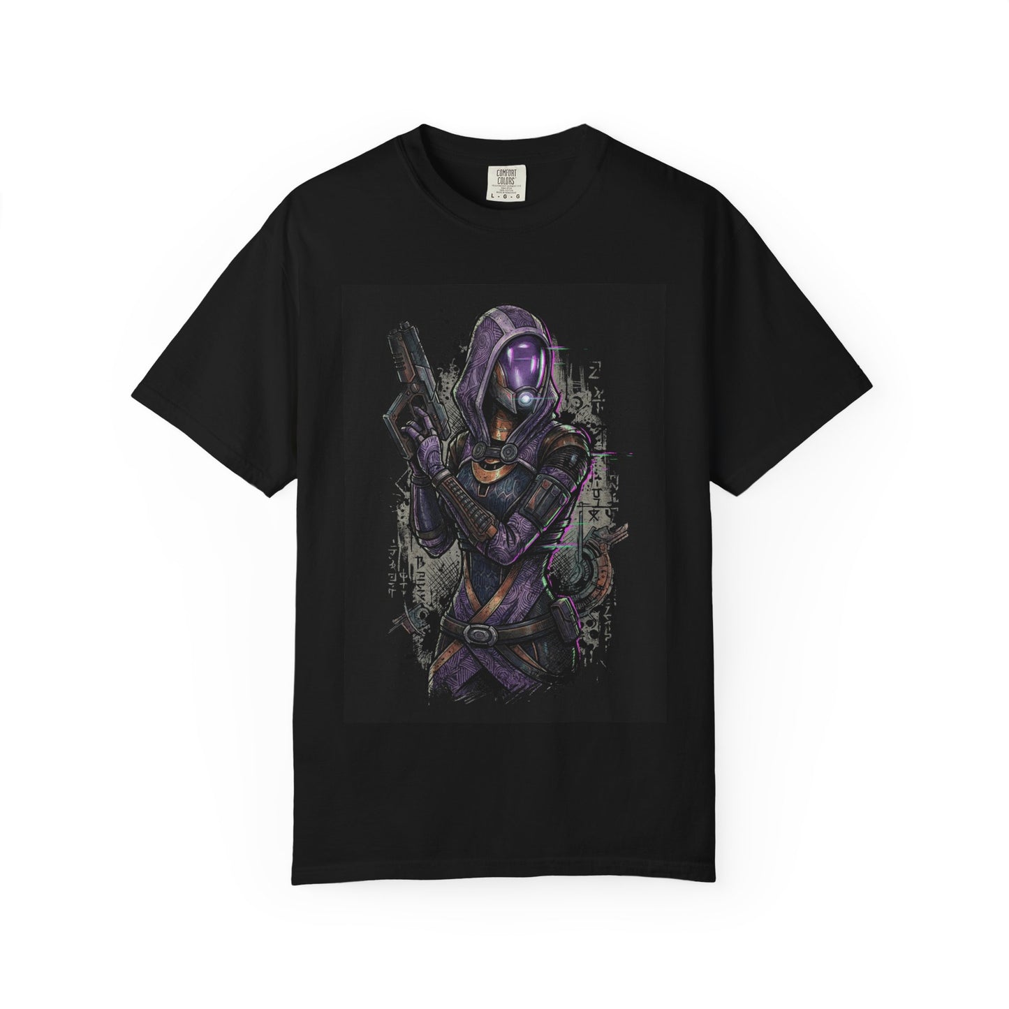 Mass Effect Tali Zorah Quarian Engineer Purple Suit Iconic Design Premium T-Shirt