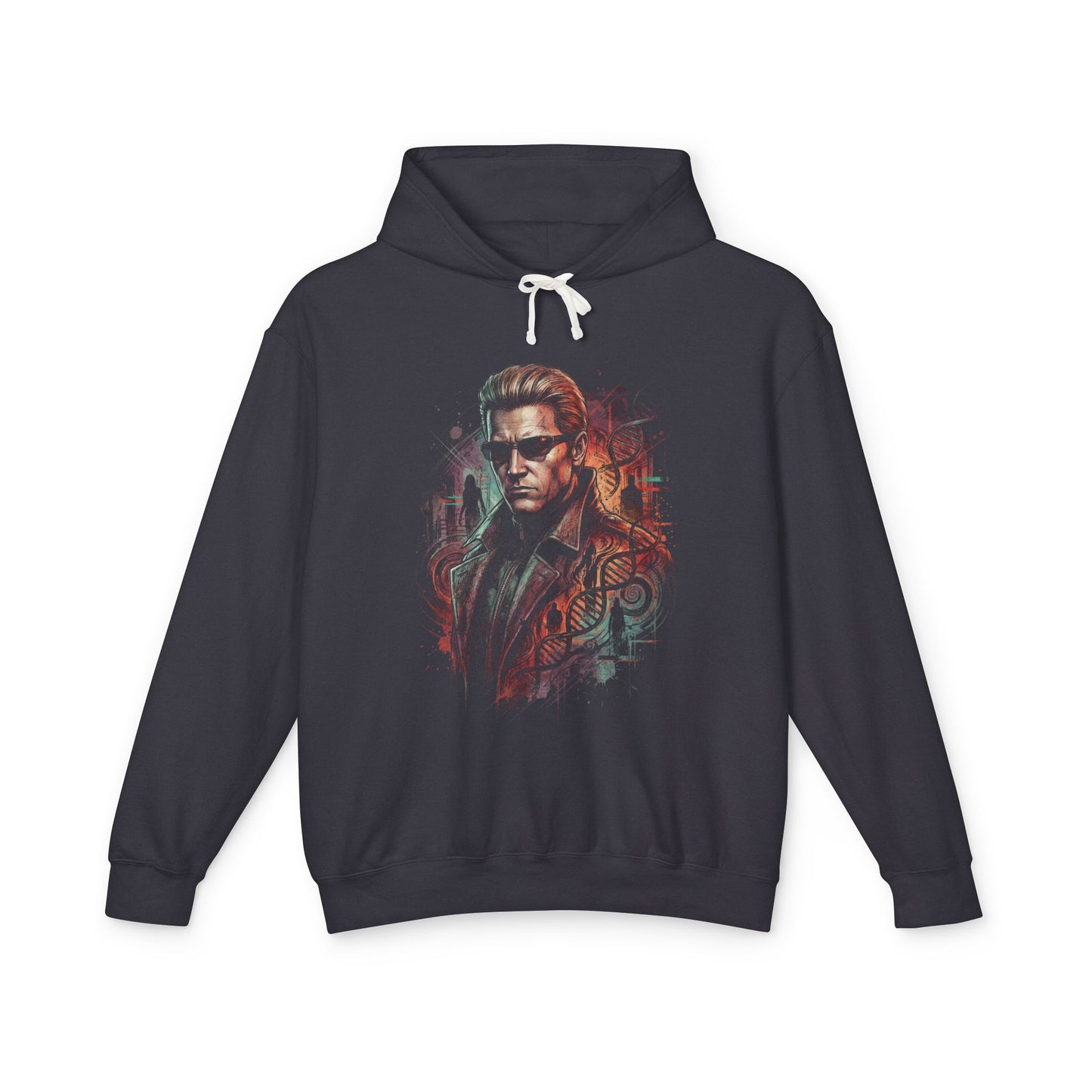 Resident Evil Albert Wesker Sunglasses Red Eyes Superhuman Design Unisex Premium Hoodie