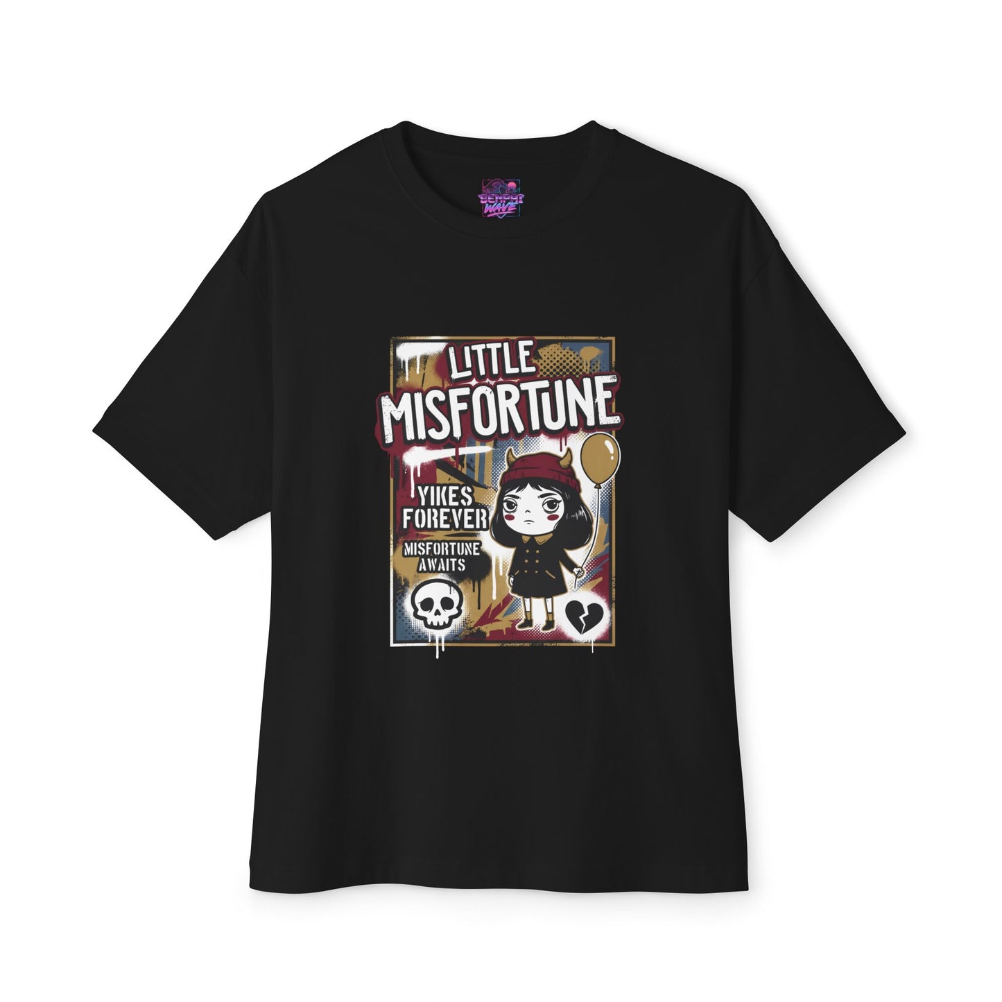 Little Misfortune: Mr. Voice Narrator Dark Secret Premium Oversized Unisex T-Shirt