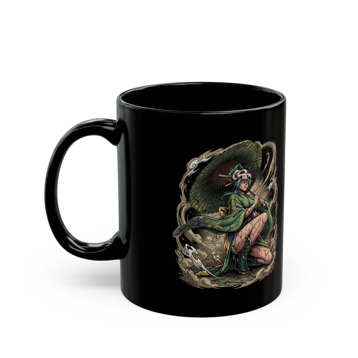 Nelliel Tu Gamuza Bleach Brave Souls Parasol Black Mug
