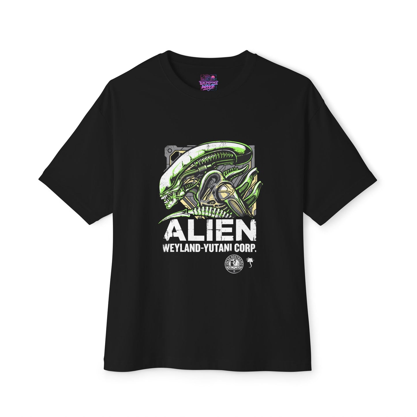 Xenomorph Alien Movie: Perfect Organism H.R. Giger Design Premium Oversized Unisex T-Shirt