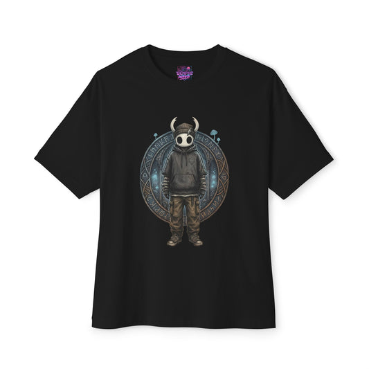 Hollow Knight Streetwear: Ghost in Cargo Pants & Chain Premium Oversized Unisex T-Shirt