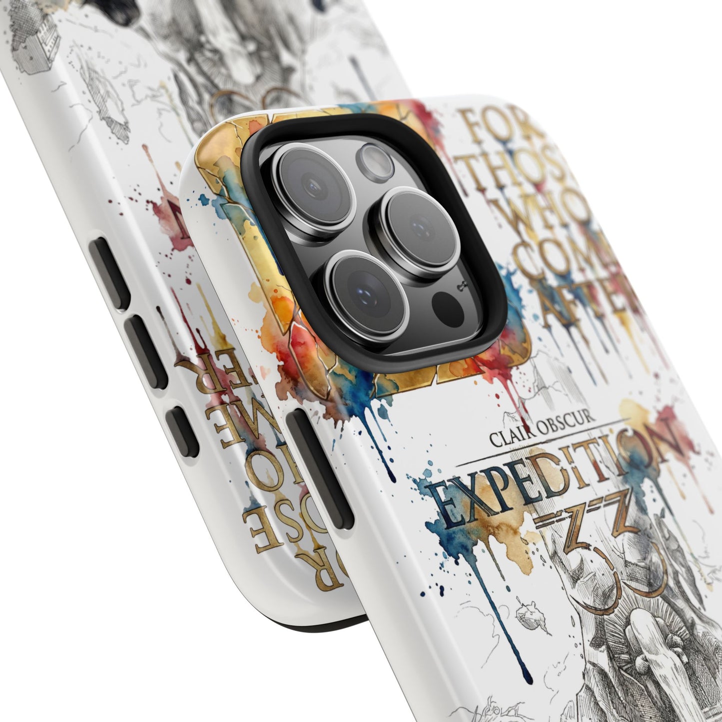 Tough iPhone Case — Clair Obscur:Expedition 33 Facing the Paintress Adventure Art Protective Cover