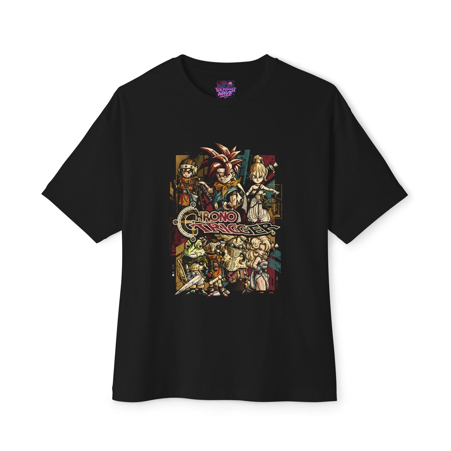 Chrono Trigger Heroes Gaming Graphic Tee Premium Oversized Unisex T-Shirt