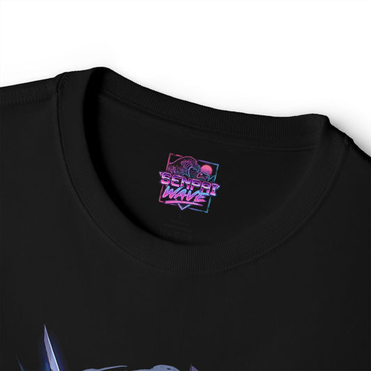 Chaos Zero Nightmare Sereniel Violet Lightning Vortex Fan Art Oversized T-Shirt