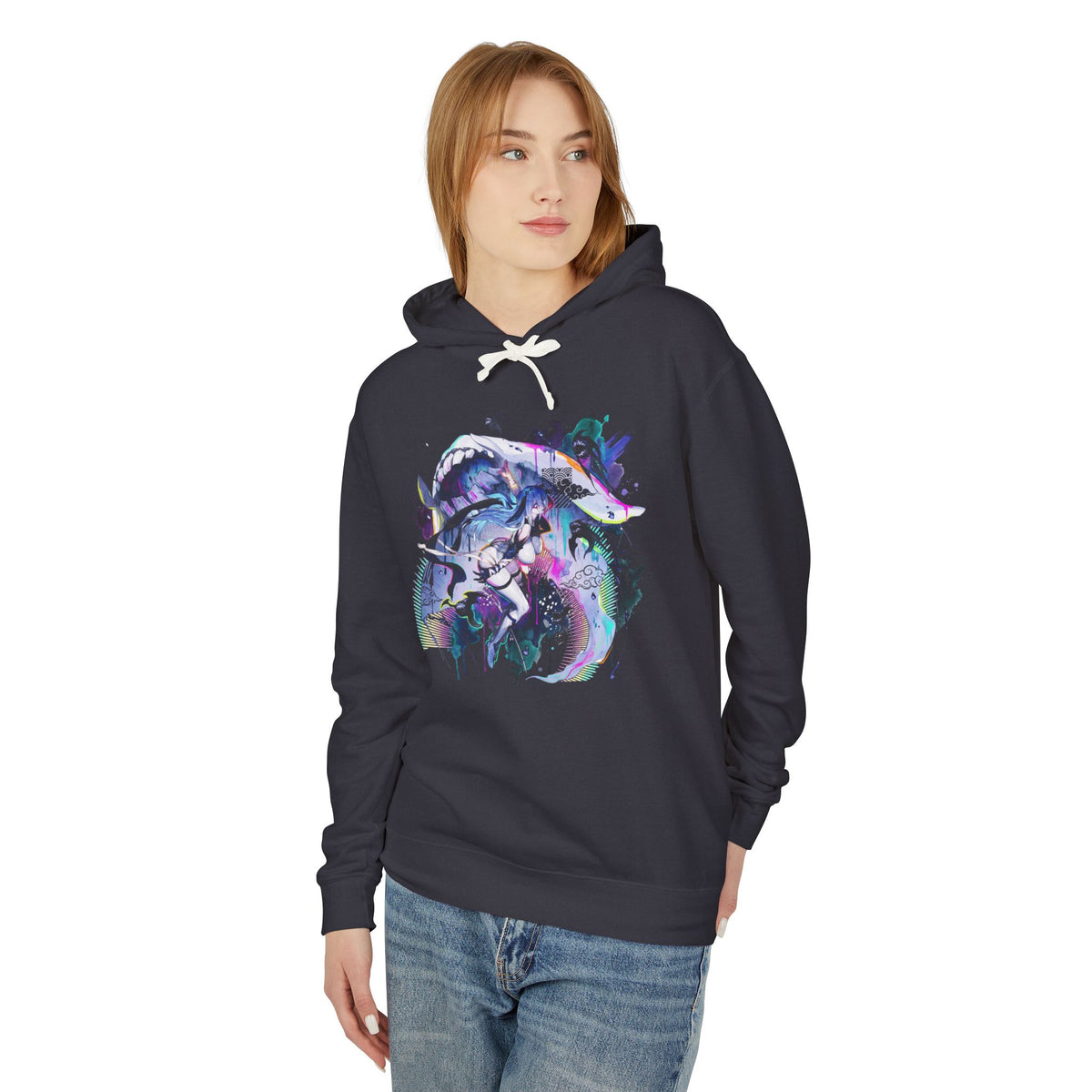 Narja and Elysion Wyrm Chaos Zero Nightmare Replica Design Unisex Premium Hoodie