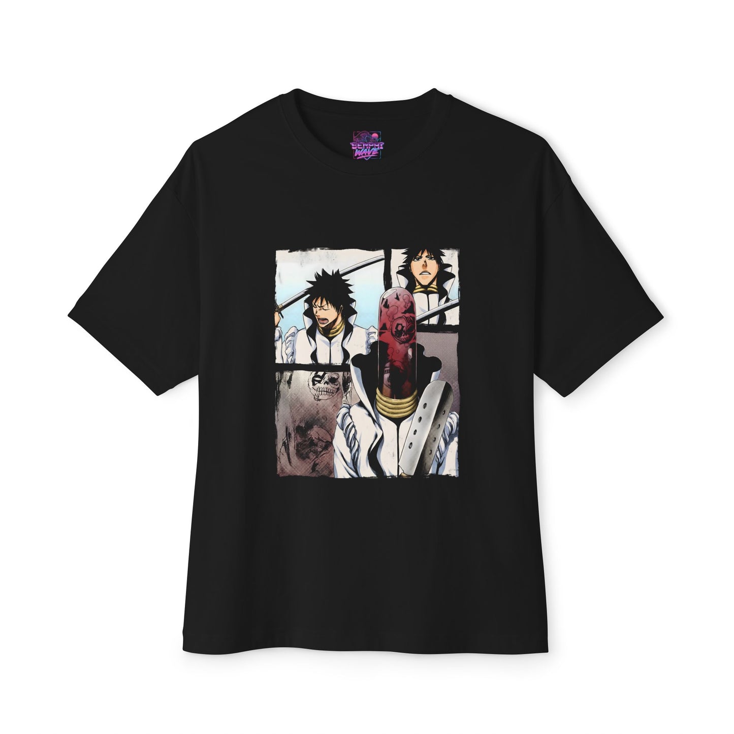 Hollow Bleach Shinigami Anime Character Shirt - Oversized Premium Tee