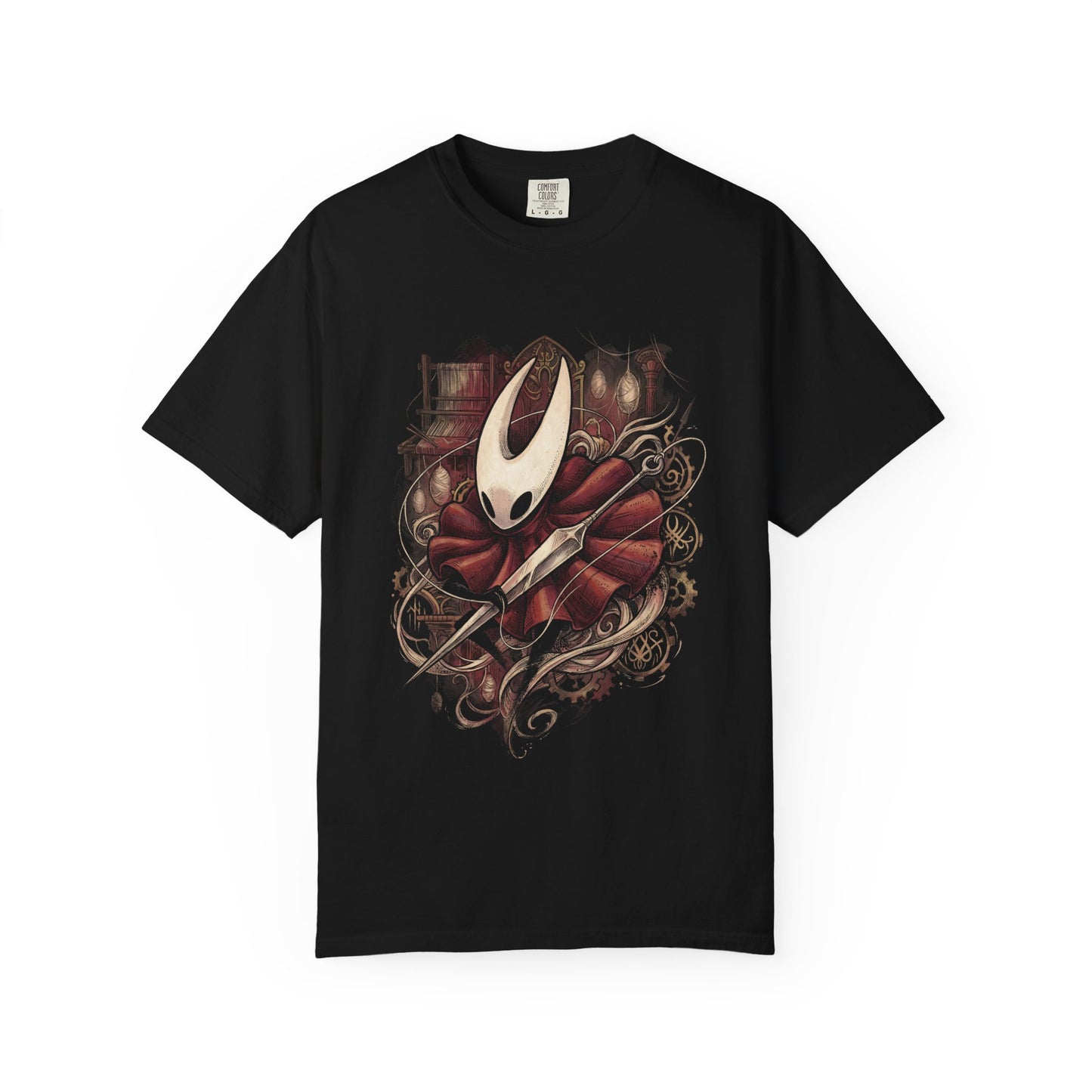 Hornet Silksong Red Cloak Needle Acrobat Portrait Premium T-Shirt
