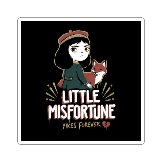 Little Misfortune Fox Friend Logo Sticker