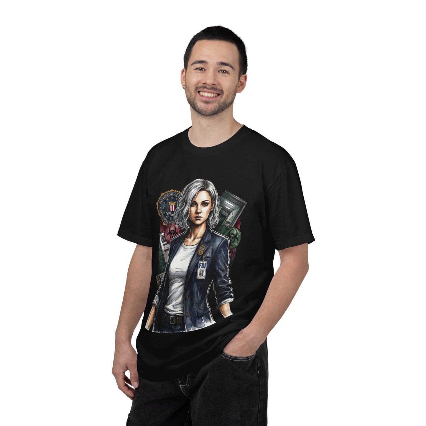 Resident Evil Grace Ashcroft Tense Stealth Vibes Premium T-Shirt