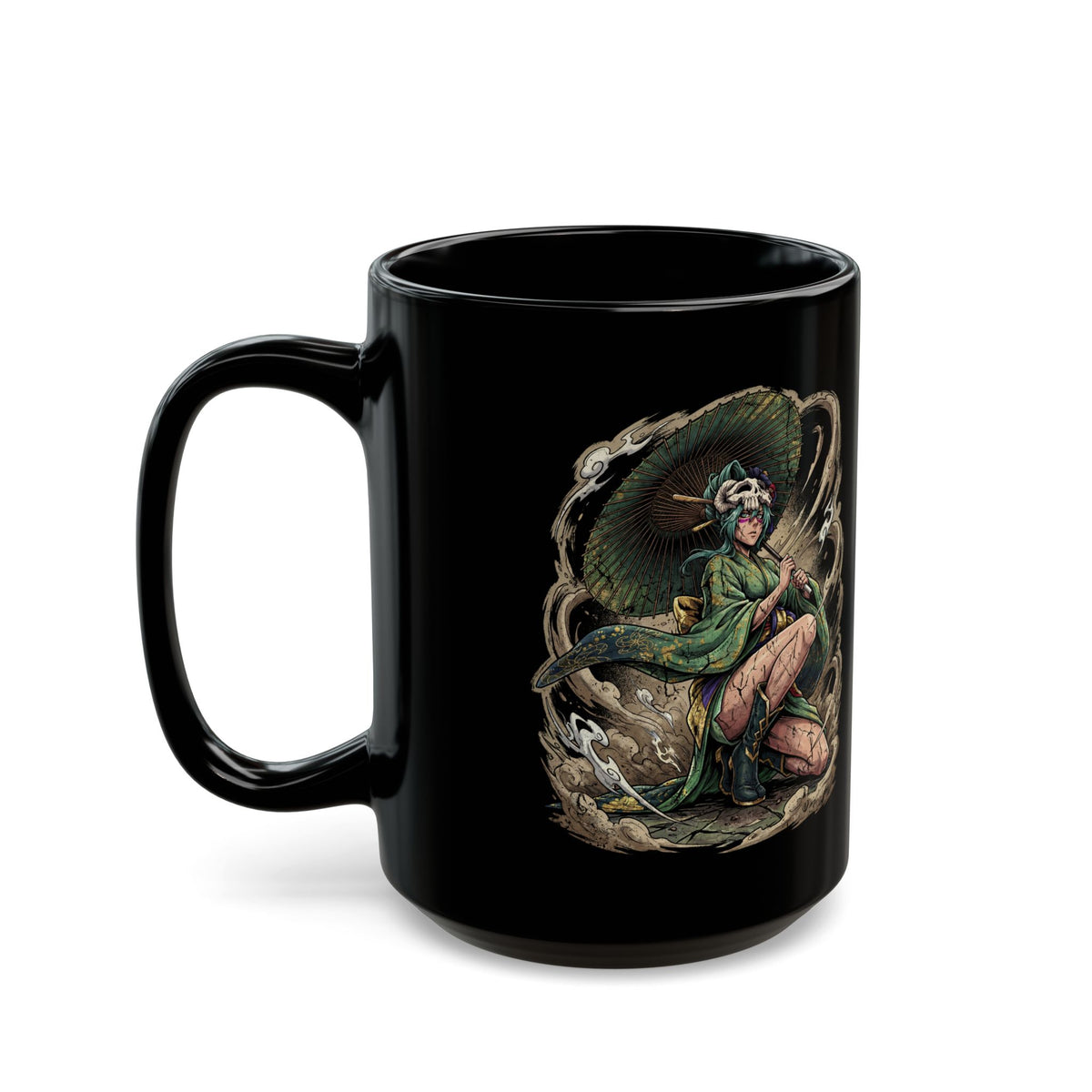 Nelliel Tu Gamuza Bleach Brave Souls Parasol Black Mug