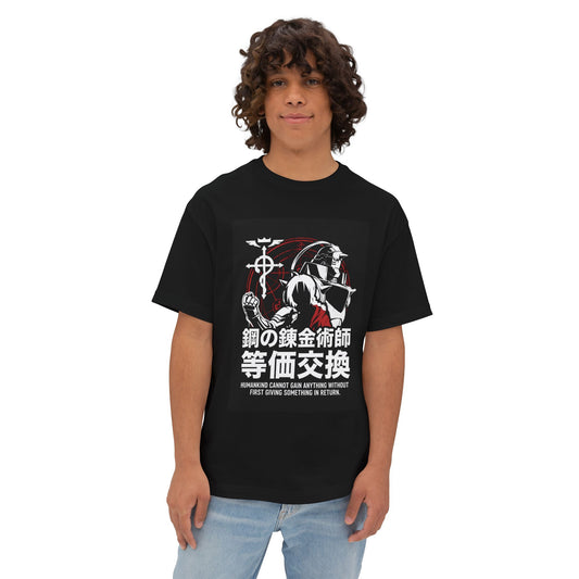 Edward Elric Fullmetal Alchemist Red Coat Icon Premium Oversized Unisex T-Shirt