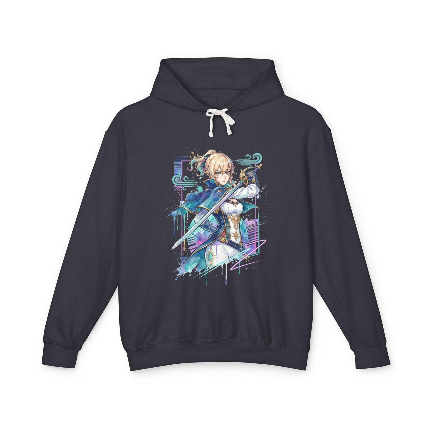 Genshin Impact Jean White Blue Outfit Favonian Devotion Icon Unisex Premium Hoodie