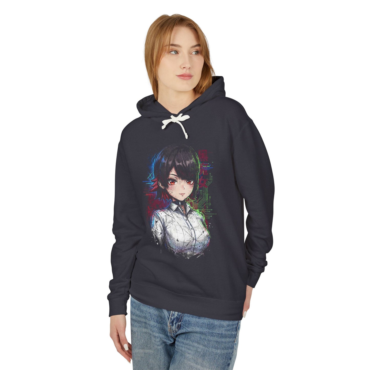 Ellen Joe ZZZ Ice Attack Scissors Sharkboo Tail Portrait Unisex Premium Hoodie