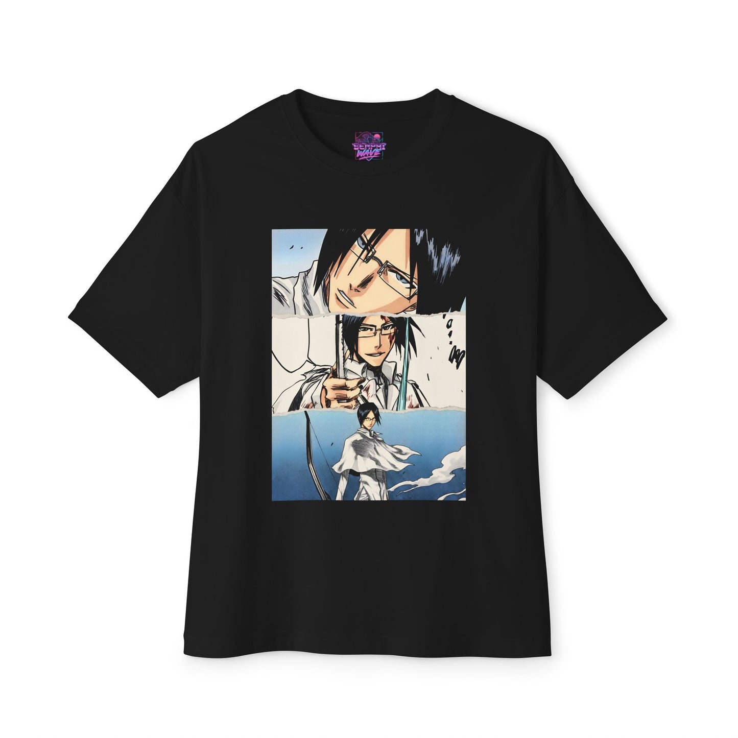 Sosuke Aizen Bleach Vintage Manga Panel Streetwear Tee