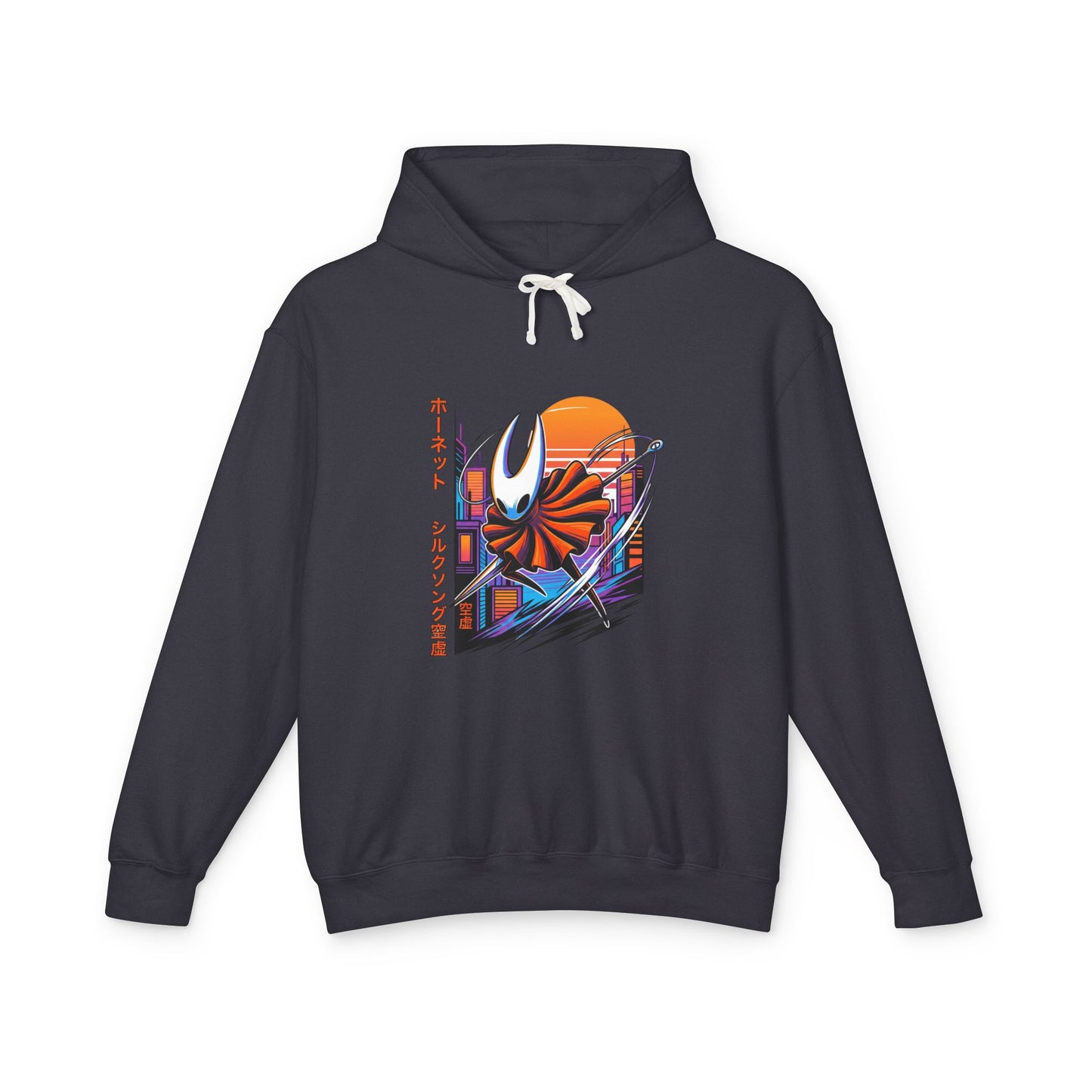Hornet Silksong Vaporwave – Neon Needle Princess Unisex Premium Hoodie
