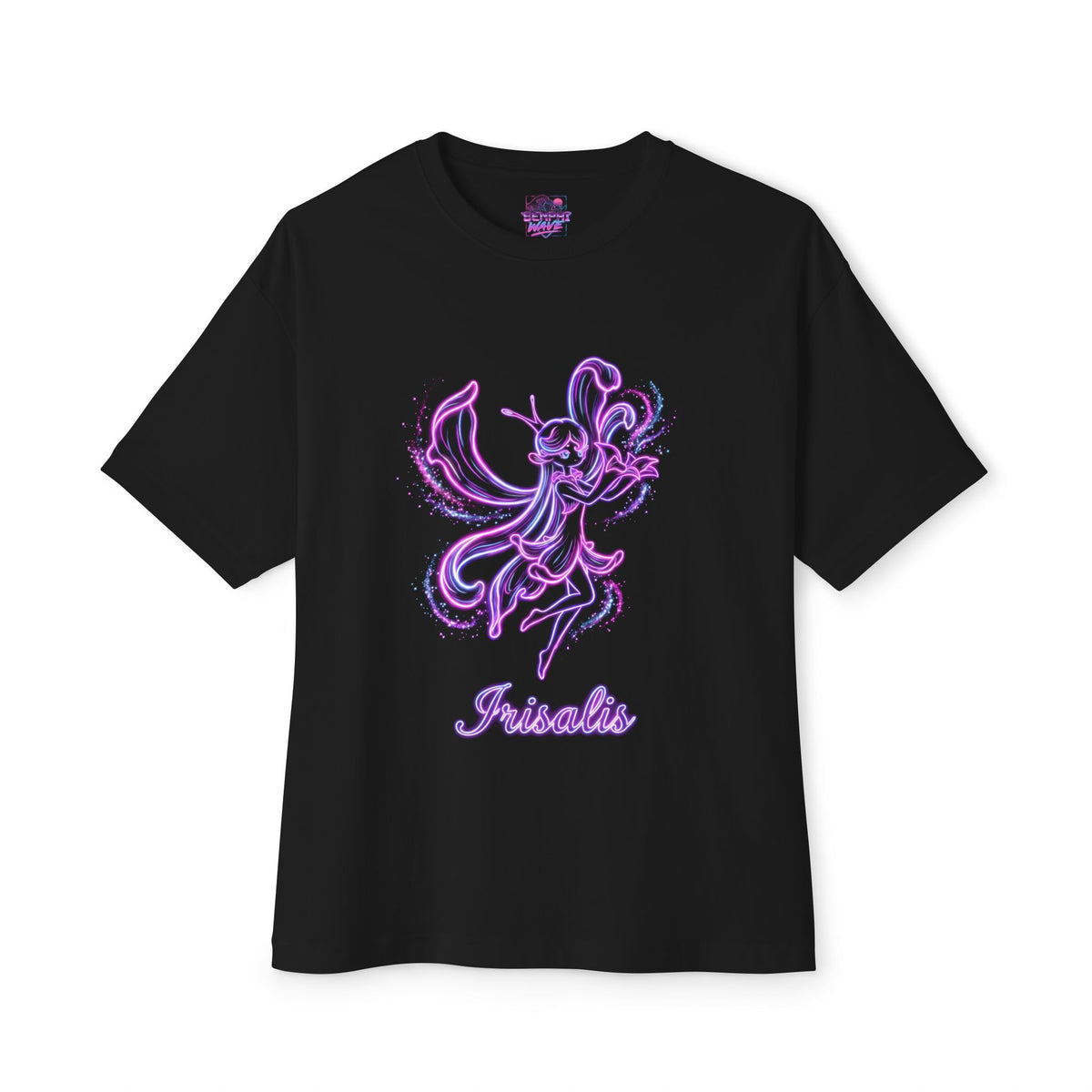 Irisalis Aniimo Neon Glow Creature Art - Oversized Premium Tee