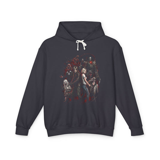 RE Requiem Grace Ashcroft Leon S Kennedy Titan Spinner Zombie Grunge Unisex Premium Hoodie