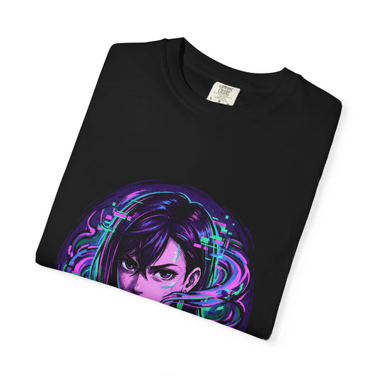 Momo Ayase Dandadan Pink Hair Occult Fighter Design Premium T-Shirt