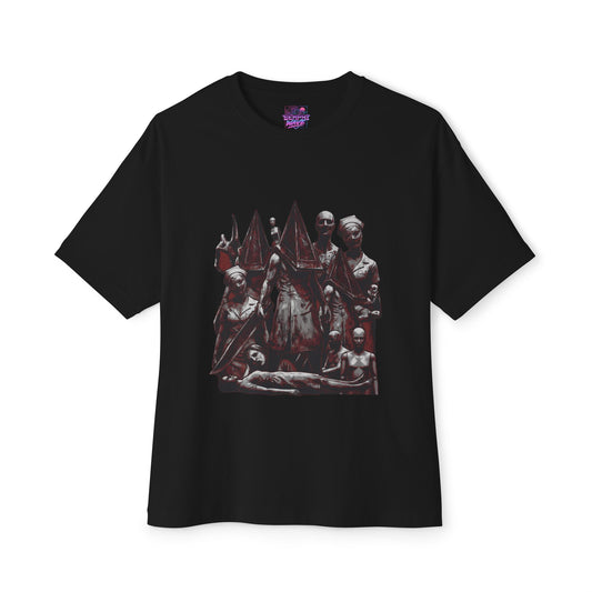 Silent Hill 2: Pyramid Head Symbol of Guilt Premium Oversized Unisex T-Shirt