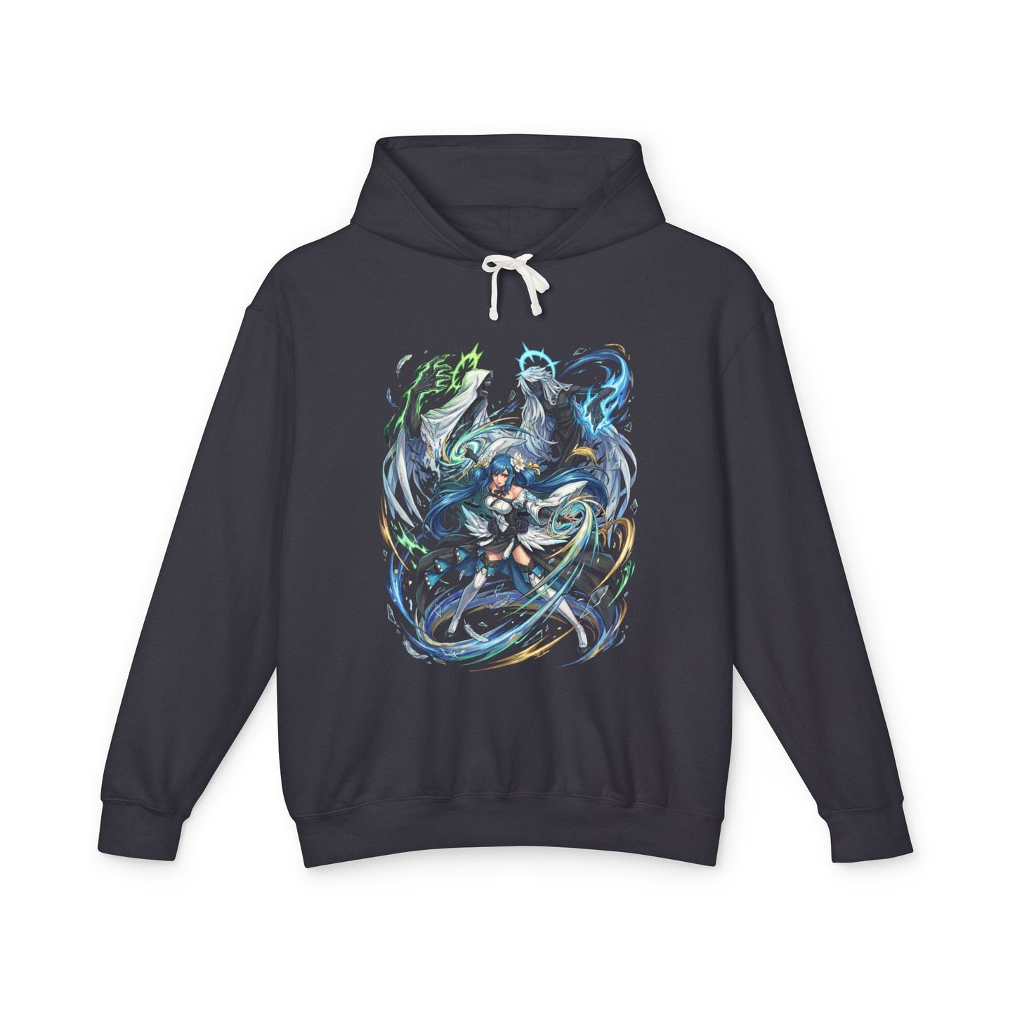 Dizzy Guilty Gear: Necro & Undine Summoner Unisex Premium Hoodie