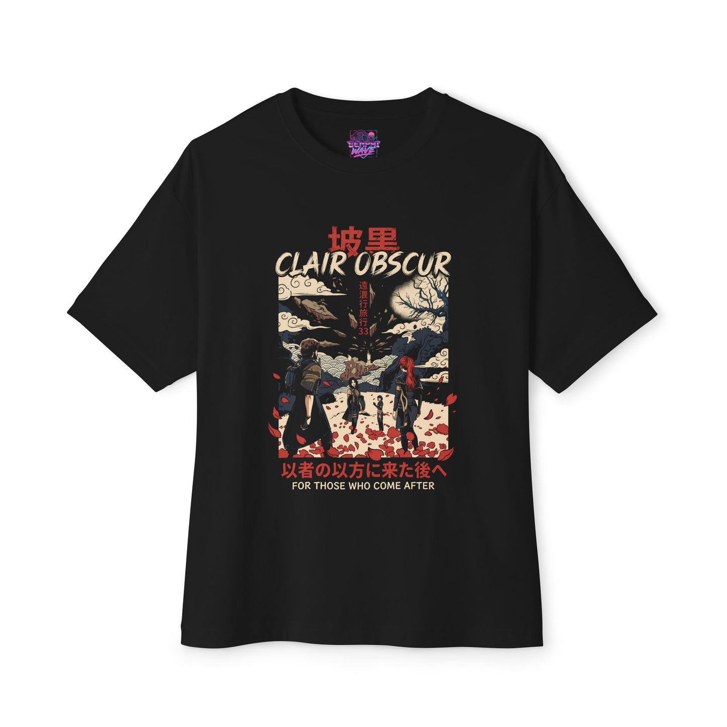 Clair Obscur Expedition 33: Crimson Petal Urban Edge Premium Oversized Unisex T-Shirt