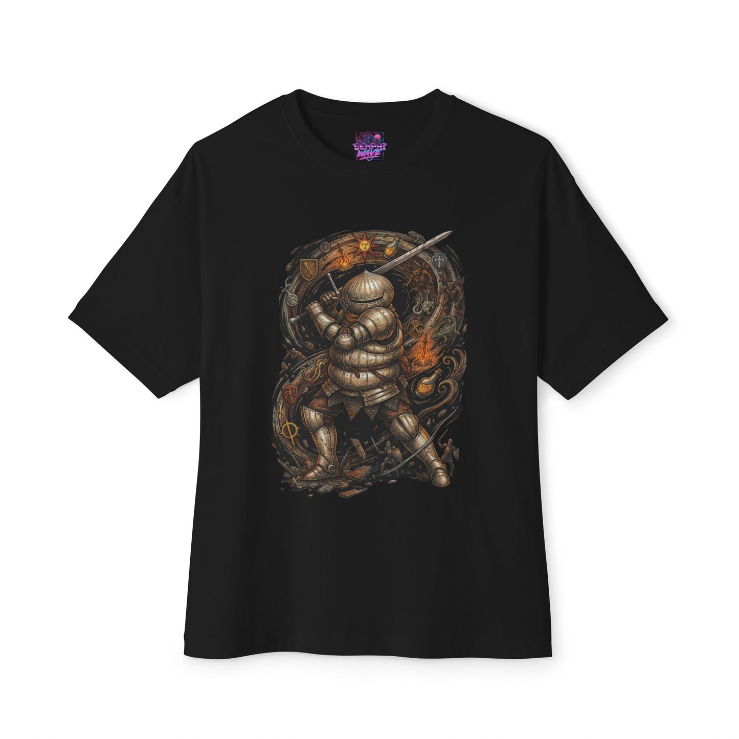 Siegmeyer of Catarina Onion Knight Portrait Premium Oversized Unisex T-Shirt