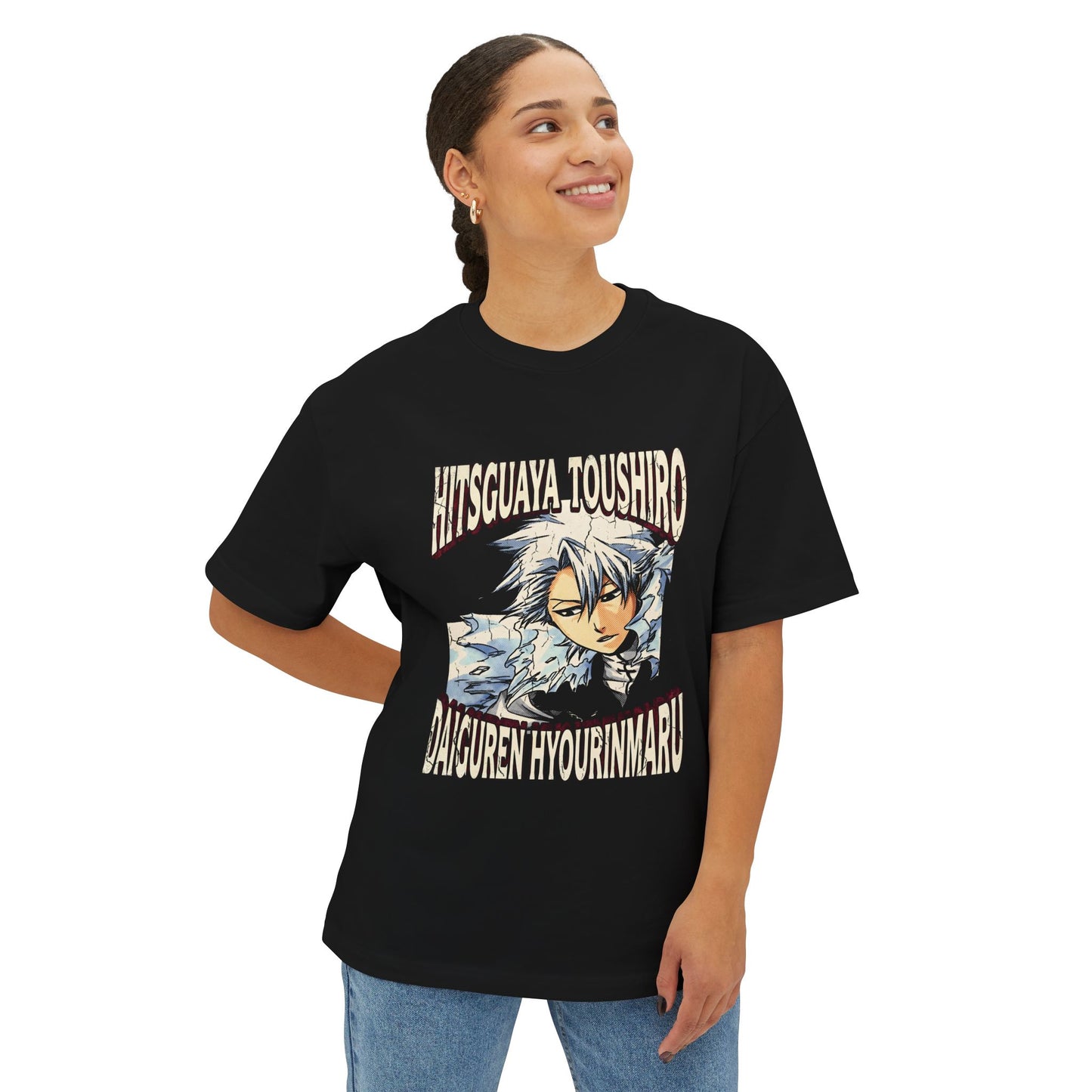 Toshiro Hitsugaya Bleach Manga Vintage Streetwear Graphic - Oversized Premium Tee