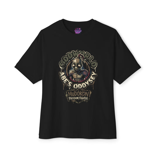 Retro Oddworld Abe – 1997 Platformer Legend Premium Oversized Unisex T-Shirt