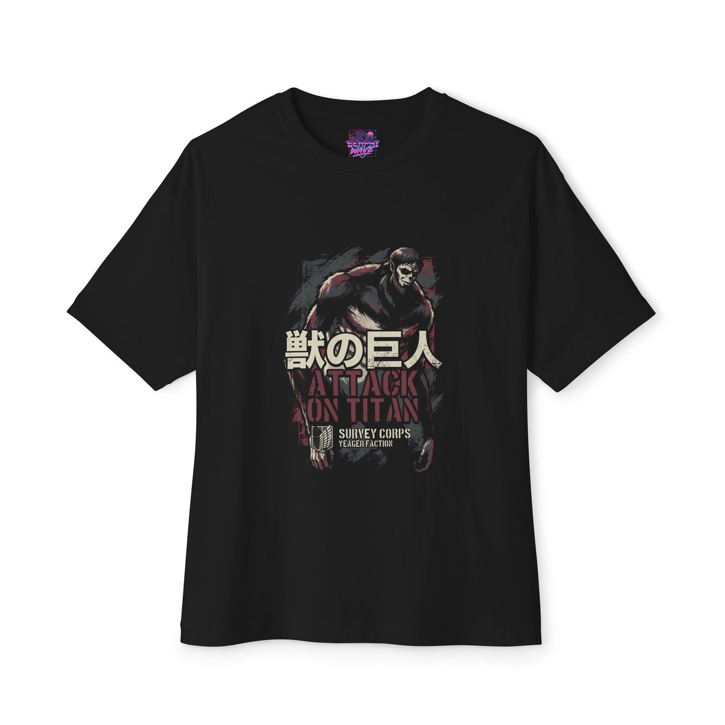 Attack on Titan Beast Titan Anime Manga Graphic Tee Premium Oversized Unisex T-Shirt