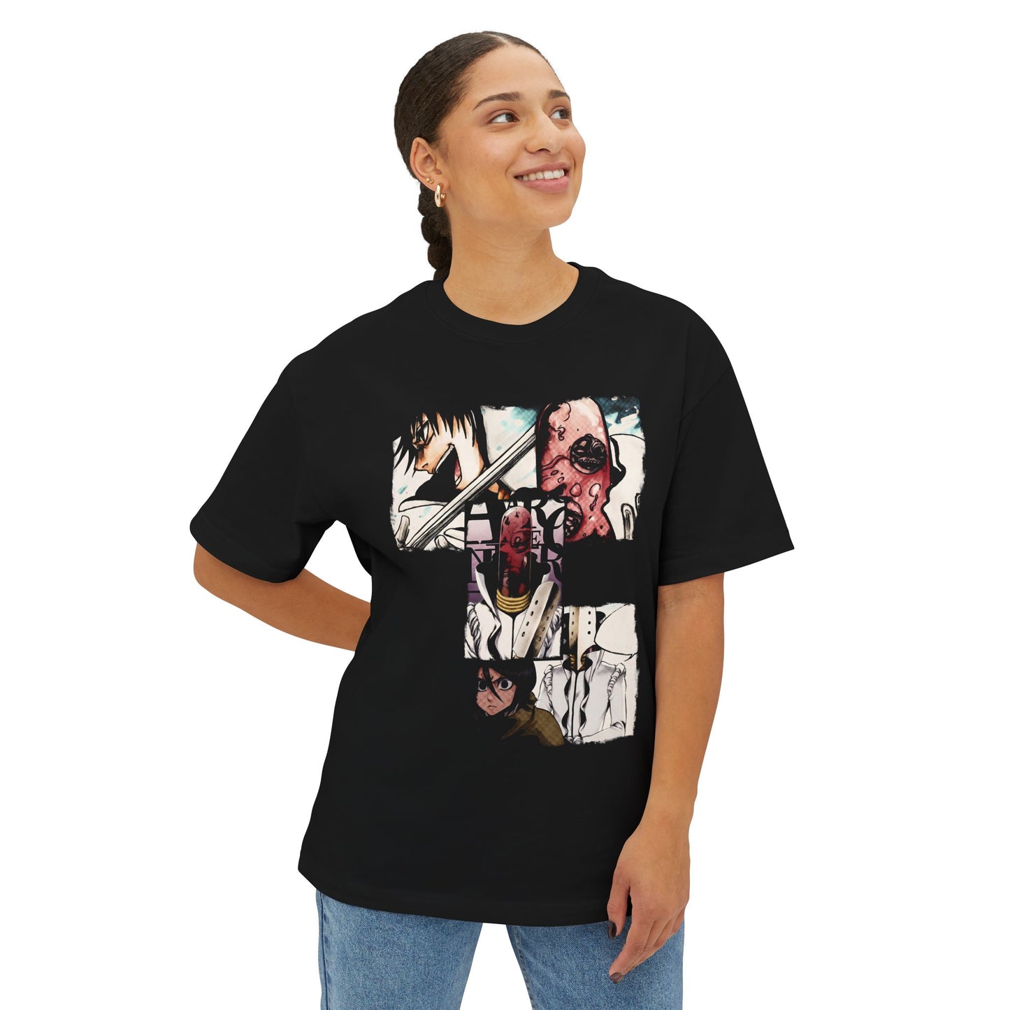Hollow Bleach Bold Anime Character Shirt - Oversized Premium Tee
