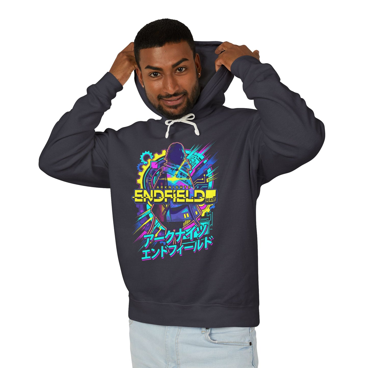 Arknights Endfield The Factory Must Grow Meme Factory Expansion Automation Endless Build Unisex Premium Hoodie