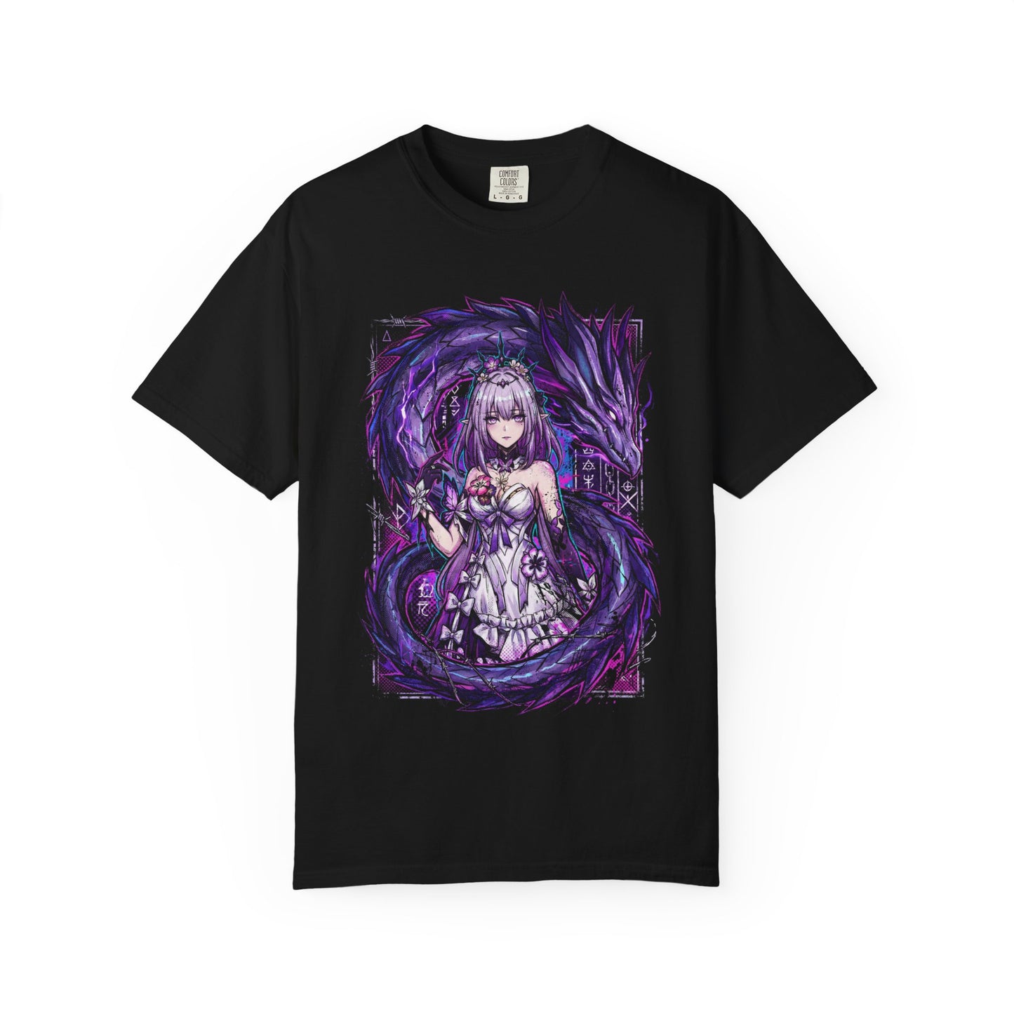Castorice HSR Silver Lavender Hair Violet Eyes Gothic Portrait Premium T-Shirt