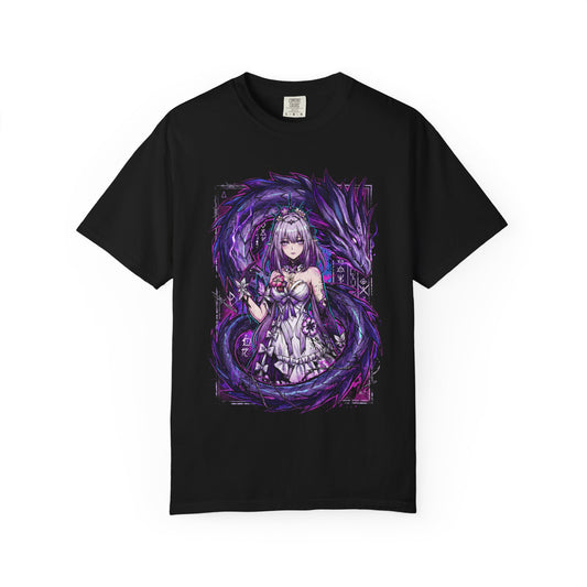 Castorice HSR Silver Lavender Hair Violet Eyes Gothic Portrait Premium T-Shirt